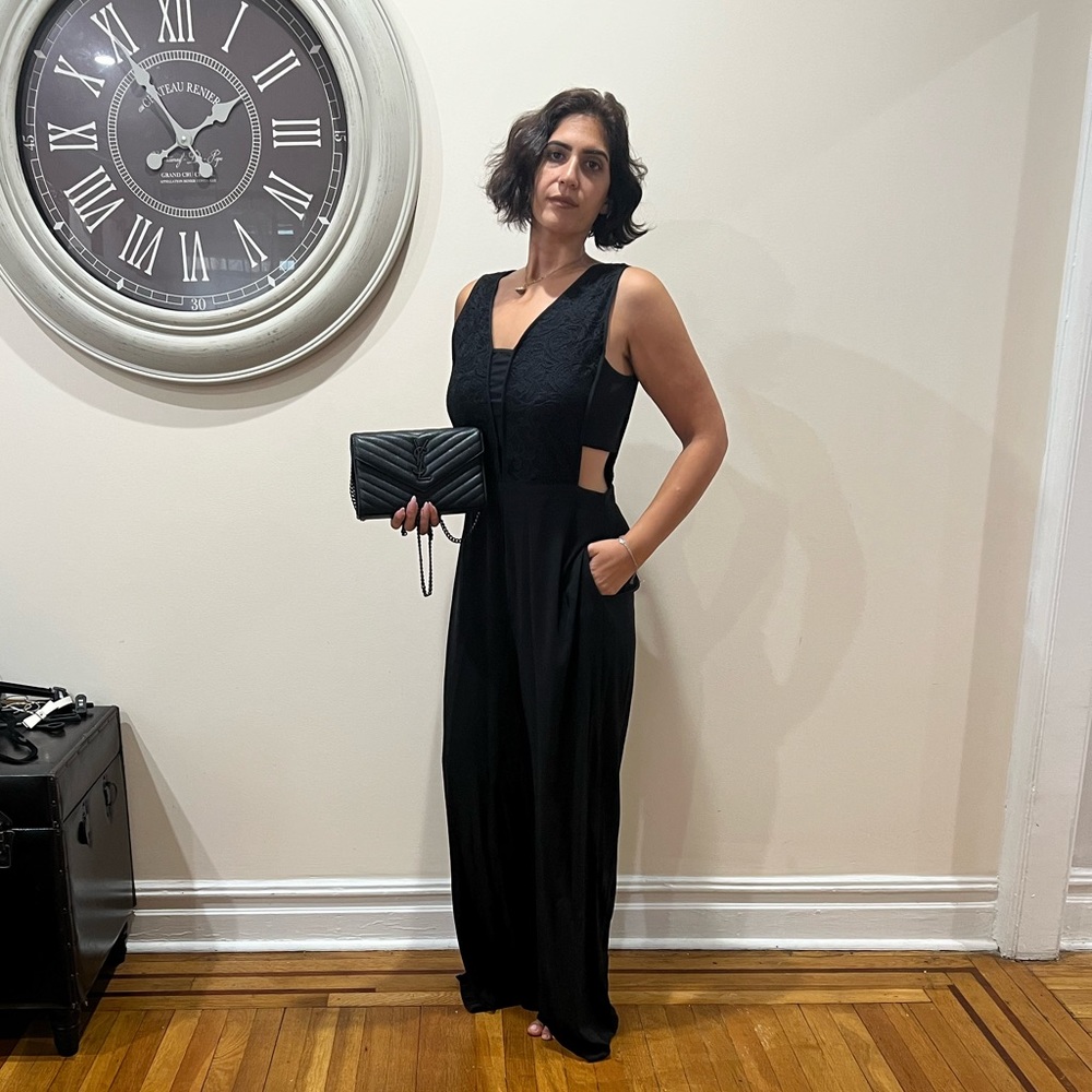 Xoxo lace cut out dressy jumpsuit - Picture 2 of 7